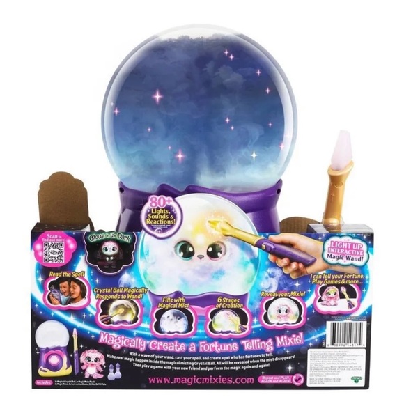 Magic Mixies EXCLUSIVE Moonlight Magic Crystal Ball GLOW IN THE DARK MIXIE - Picture 2 of 7